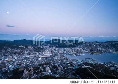 Nagasaki at dusk 135828541