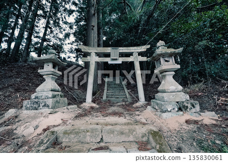 無人問津的神社入口-被遺忘的聖地的寧靜 無人問津的神社入口-被遺忘的聖地的寧靜 135830061