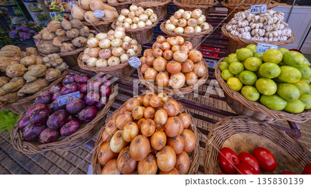Farmers Market, Funchal, Portugal Farmers Market, Funchal, Portugal 135830139
