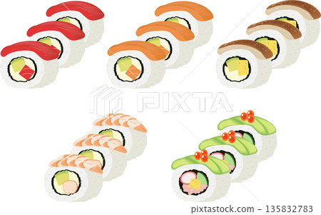 Sushi roll set Sushi roll set 135832783