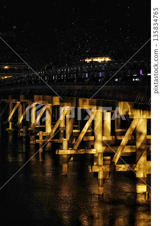 Togetsukyo bridge light up Togetsukyo bridge light up 135834765