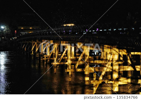 Togetsukyo bridge light up Togetsukyo bridge light up 135834766