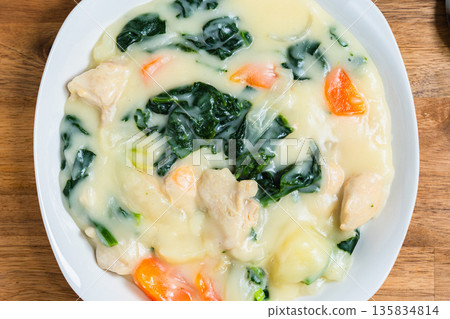 Spinach stew Spinach stew 135834814
