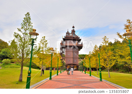 Aichi Prefecture: Expo Memorial Park (Moricoro Park) elevator tower Aichi Prefecture: Expo Memorial Park (Moricoro Park) elevator tower 135835807