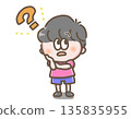 Illustration of a boy wondering 135835955