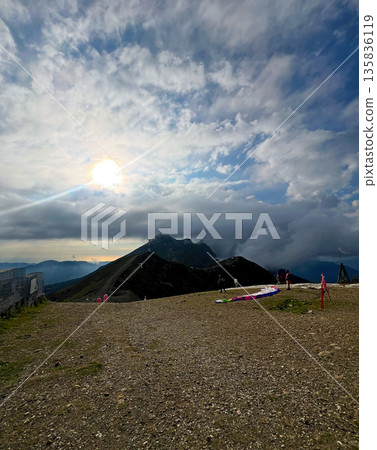 Mountains in Krasnaya Polyana, Sochi Mountains in Krasnaya Polyana, Sochi 135836119