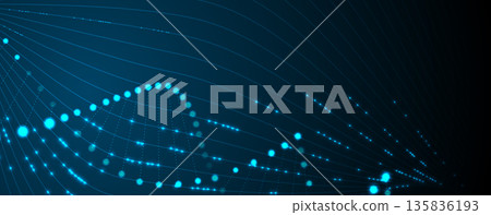 Futuristic molecule helix spiral, DNA strands, connected neural web Futuristic molecule helix spiral, DNA strands, connected neural web 135836193
