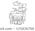 People hiding under desks 135836766