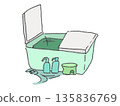 Bathroom with skin care products 135836769