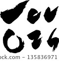Various brush shapes 135836971