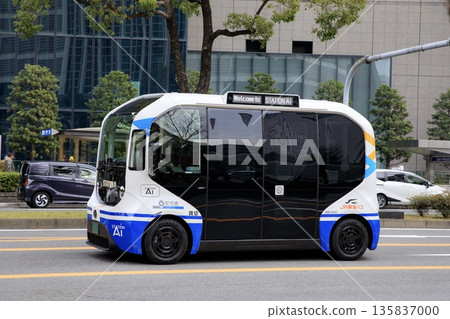 E-Palette running near Nagoya Station 135837000