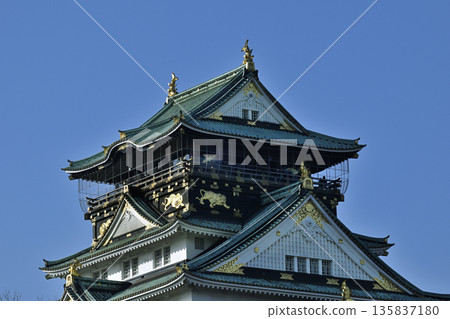 大阪城堡城堡塔 大阪城堡城堡塔 135837180