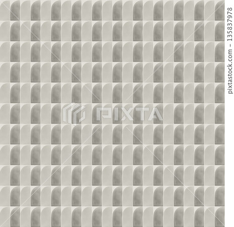Abstract watercolor geometrical background, retro style seamless pattern in beige and blue tones 135837978