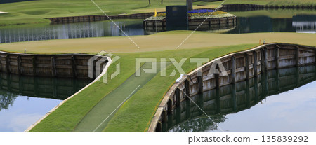 hole 17, tpc Sawgrass golf course, Ponte Vedra, Florida 135839292