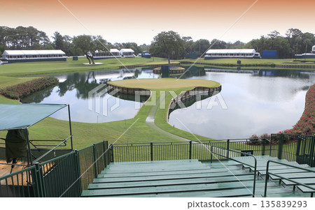 hole 17, tpc Sawgrass golf course, Ponte Vedra, Florida 135839293