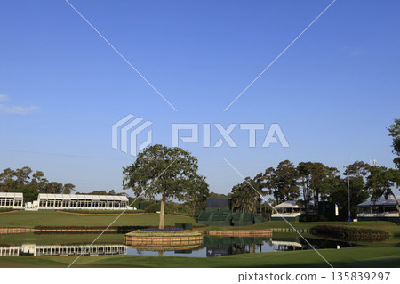 hole 17, tpc Sawgrass golf course, Ponte Vedra, Florida hole 17, tpc Sawgrass golf course, Ponte Vedra, Florida 135839297