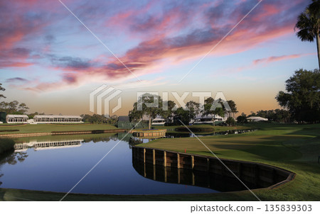 hole 17, tpc Sawgrass golf course, Ponte Vedra, Florida hole 17, tpc Sawgrass golf course, Ponte Vedra, Florida 135839303