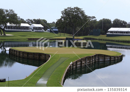 hole 17, tpc Sawgrass golf course, Ponte Vedra, Florida 135839314
