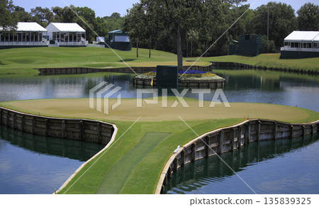 hole 17, tpc Sawgrass golf course, Ponte Vedra, Florida 135839325