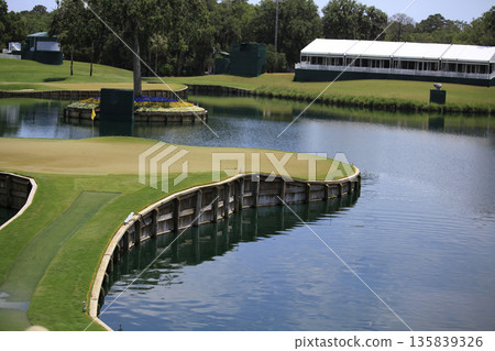hole 17, tpc Sawgrass golf course, Ponte Vedra, Florida 135839326
