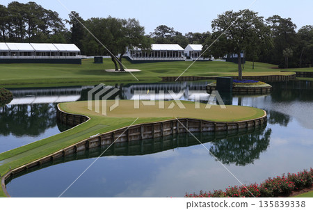 hole 17, tpc Sawgrass golf course, Ponte Vedra, Florida 135839338