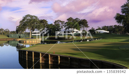 hole 17, tpc Sawgrass golf course, Ponte Vedra, Florida 135839342
