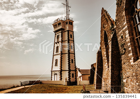 Saint-Mathieu semaphore, Plougonvelin, finistere, brittany, france 135839441