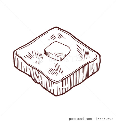 簡單的吐司圖 135839698