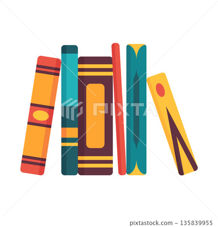 Vector books icon. Learning or education concept. Hand drawn educational symbol for book lovers. Reading, learn and receive education through books. Read more books Vector books icon. Learning or education concept. Hand drawn educational symbol for book lovers. Reading, learn and receive education through books. Read more books 135839955