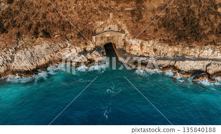 Porto Palermo Tunnel Submarine bunker in Albania 135840188