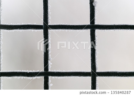 A frosted window with black lines A frosted window with black lines 135840287