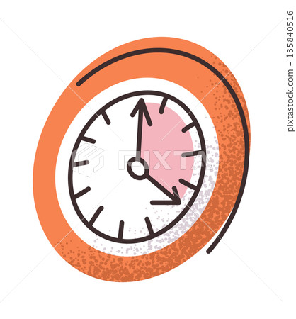 Deadline clock delivery sticker design Deadline clock delivery sticker design 135840516