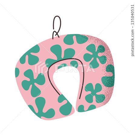 Travel pillow sleep accessory sticker Travel pillow sleep accessory sticker 135840531