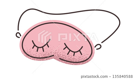 Sleep mask cute design sticker Sleep mask cute design sticker 135840588