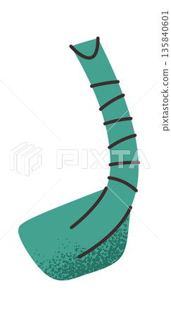 Diving snorkel touristic accessory sticker Diving snorkel touristic accessory sticker 135840601