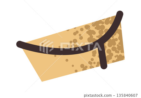 Gold coin travel budget sticker 135840607