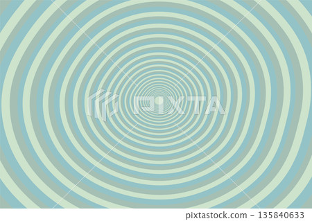 Delicate colorful circle striped drawing pattern. Hand drawn vector cartoon background 135840633