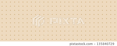 Bullet journal pattern. Simple dotted notebook paper sheet. Printable notepad with clean style. Vector illustration on beige background Bullet journal pattern. Simple dotted notebook paper sheet. Printable notepad with clean style. Vector illustration on beige background 135840729