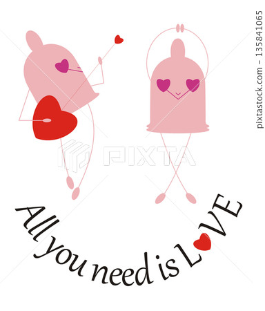 condom, heart, vector 135841065