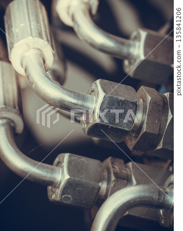 Industrial detailed pneumatic, hydraulic steel pump 135841206