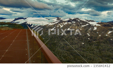 Mountains view from Dalsnibba viewpoint, Norway Mountains view from Dalsnibba viewpoint, Norway 135841412