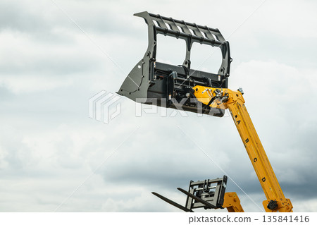 Telescopic loader agricultural machinery 135841416