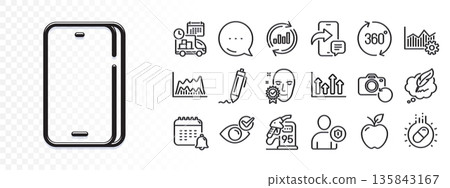 Delivery, Upper arrows and Capsule pill line icons for web app. Glare of light effect. Message icon. Pack of Apple, Signature, Recovery photo pictogram icons. Phone, Check eye, Security signs. Vector Delivery, Upper arrows and Capsule pill line icons for web app. Glare of light effect. Message icon. Pack of Apple, Signature, Recovery photo pictogram icons. Phone, Check eye, Security signs. Vector 135843167