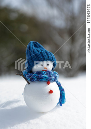 新雪和雪人 新雪和雪人 135843678