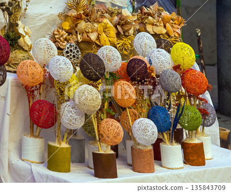 Colorful decorative crafts Colorful decorative crafts 135843709