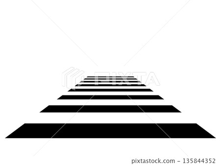 一條厚實、有層次感的黑色邊框，靈感來自人行橫道 135844352