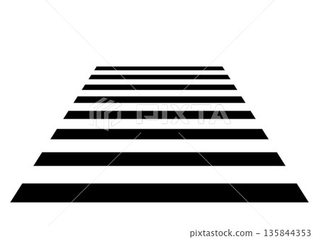 A thick, black border with depth, inspired by a crosswalk motif A thick, black border with depth, inspired by a crosswalk motif 135844353