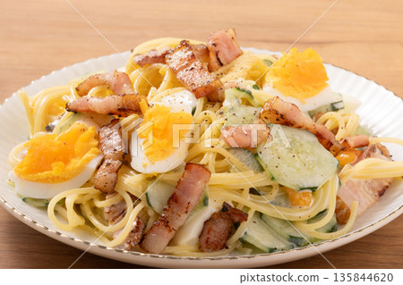 培根義大利麵沙拉 135844620