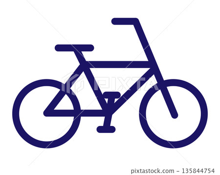 自行車輪廓(chari icon) 自行車輪廓(chari icon) 135844754