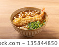 Large shrimp tempura udon 135844850